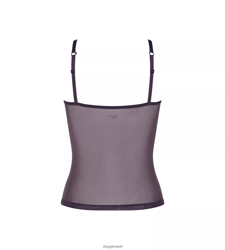ملابس مريحة | sloggi جزء علوي ناعم ومتكيف مع أشرطة سباغيتي نحيف .توت Z6Z2B438