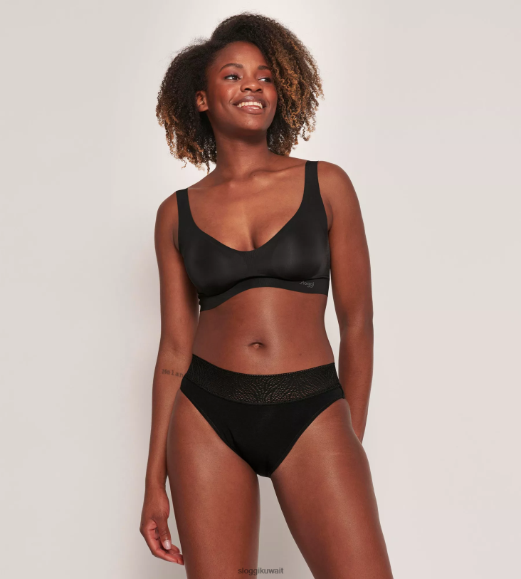 كلسون | sloggi فترة السراويل فترة تاي كلسون نحيف أسود Z6Z2B449