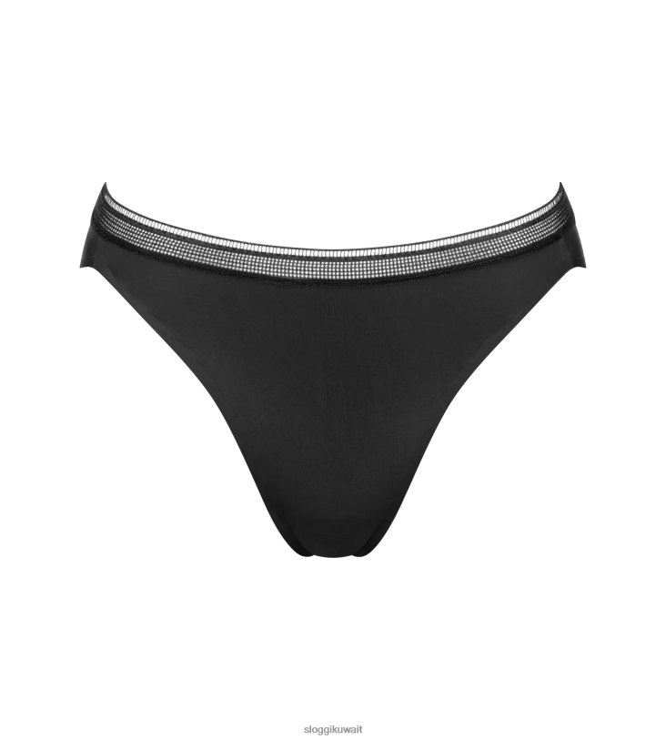 كلسون | sloggi الجسم يتكيف مع كلسون هايليغج نحيف أسود Z6Z2B456