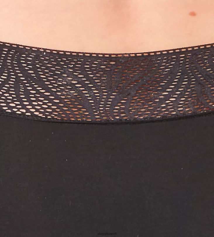 كلسون | sloggi السراويل الفترة فترة الهيبستر كلسون نحيف أسود Z6Z2B472