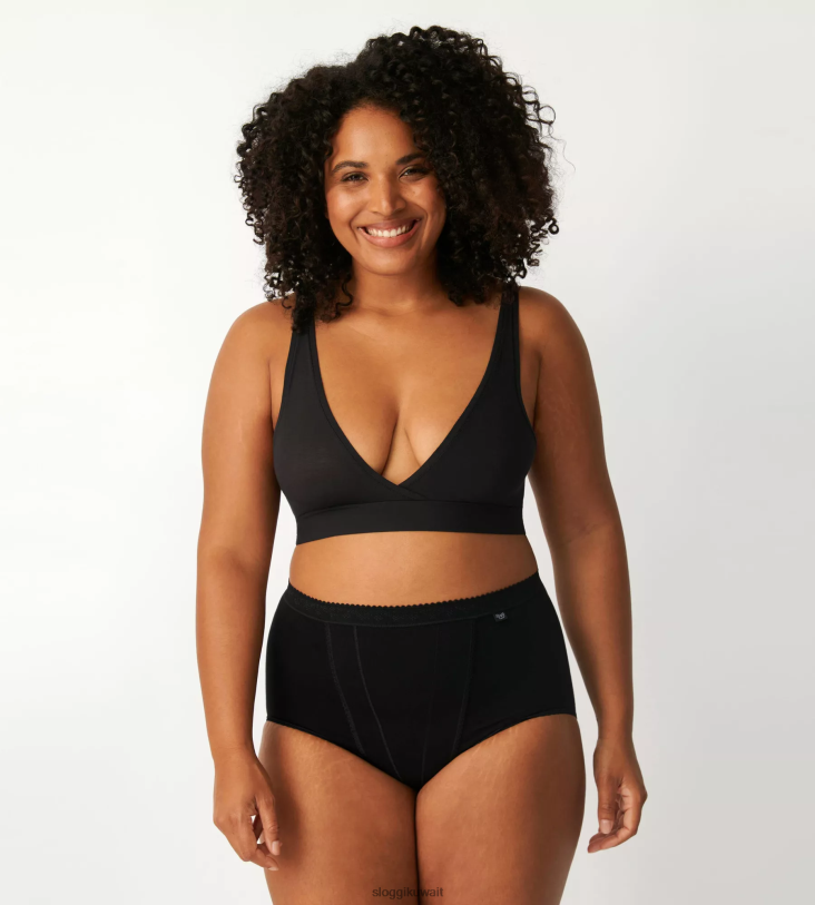 كلسون | sloggi السيطرة على كلسون ماكسي نحيف أسود Z6Z2B498