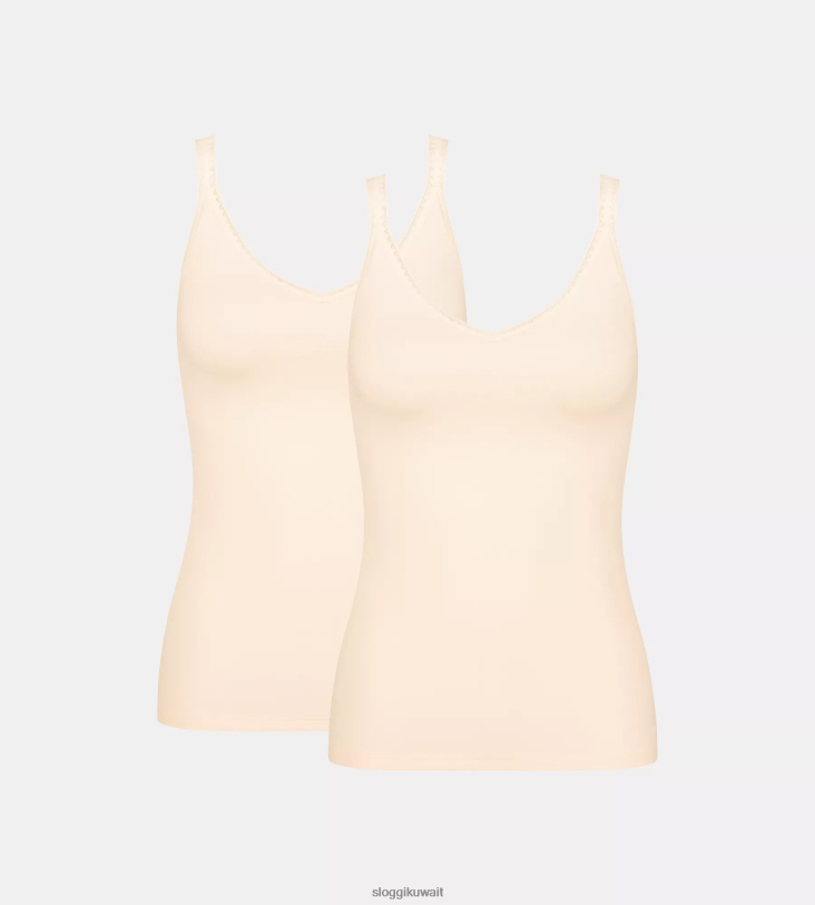 ملابس مريحة | sloggi اذهب إلى الأعلى بأشرطة السباغيتي نحيف مسحوق طازج Z6Z2B500