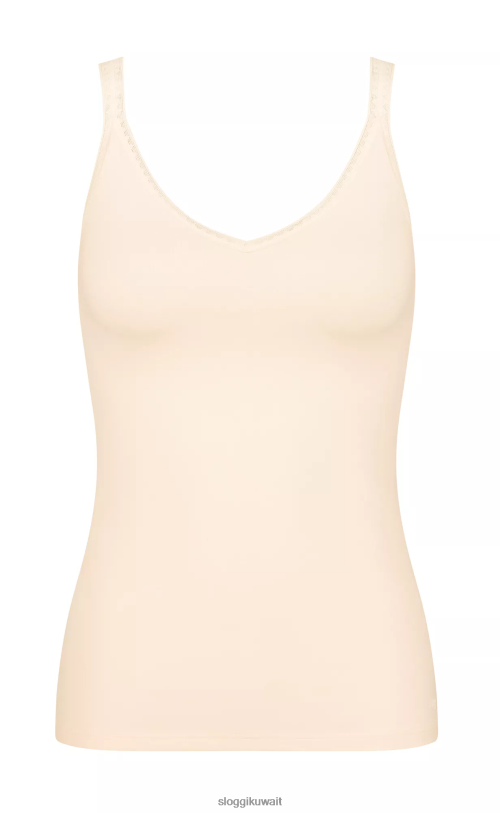 ملابس مريحة | sloggi اذهب إلى الأعلى بأشرطة السباغيتي نحيف مسحوق طازج Z6Z2B500