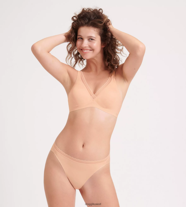 حمالات الصدر | sloggi حمالة صدر مبطنة قابلة للتكيف مع الجسم نحيف مسحوق البرتقال Z6Z2B509