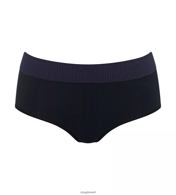 كلسون | sloggi من أي وقت مضى غرست الألوة كلسون عالية الخصر نحيف أسود Z6Z2B516