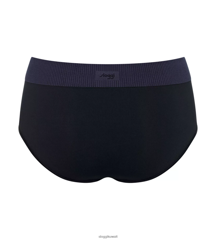 كلسون | sloggi من أي وقت مضى غرست الألوة كلسون عالية الخصر نحيف أسود Z6Z2B516