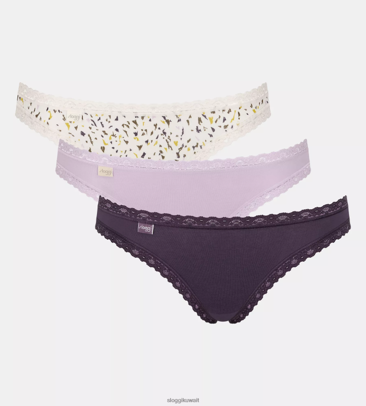 كلسون | sloggi ملابس داخلية برازيلية لعطلة نهاية الأسبوع على مدار الساعة طوال أيام الأسبوع نحيف ألوان متعددة Z6Z2B52