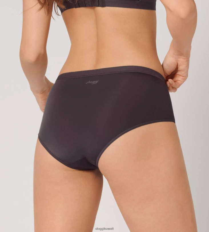 كلسون | sloggi ملابس داخلية مريحة عالية الخصر نحيف رمادي بنفسجي Z6Z2B520