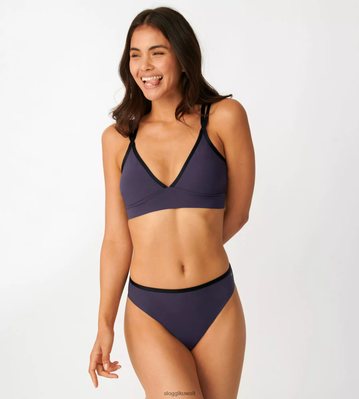ملابس سباحة sloggi قطعة بيكيني سفلية عالية الساق من شور تروبيكال جار نحيف رائع Z6Z2B529