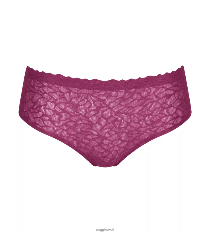 كلسون | sloggi سراويل داخلية عالية الخصر من الدانتيل بدون ملمس نحيف خمر Z6Z2B533