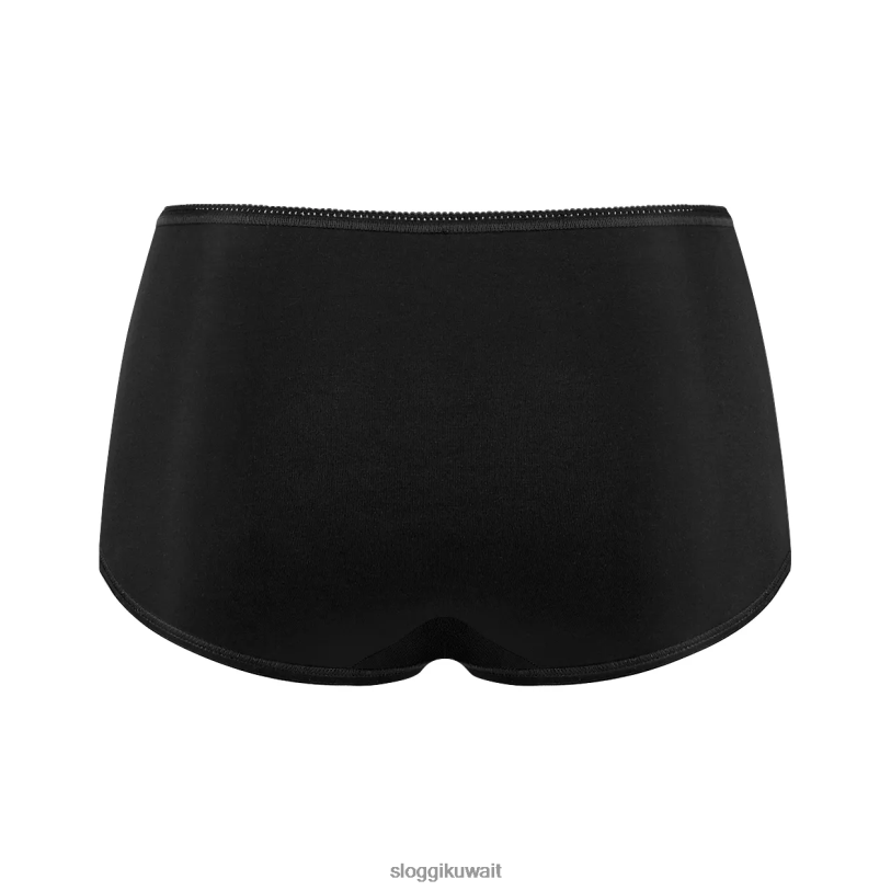 كلسون | sloggi ملابس داخلية متوسطة الطول مصنوعة من الألياف الدقيقة على مدار الساعة طوال أيام الأسبوع نحيف أسود Z6Z2B545