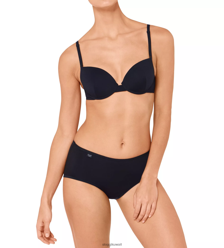 كلسون | sloggi ملابس داخلية متوسطة الطول مصنوعة من الألياف الدقيقة على مدار الساعة طوال أيام الأسبوع نحيف أسود Z6Z2B545