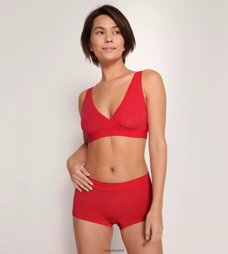 كلسون | sloggi اذهب إلى كلسون قصير نحيف الأحمر - مزيج الضوء Z6Z2B562