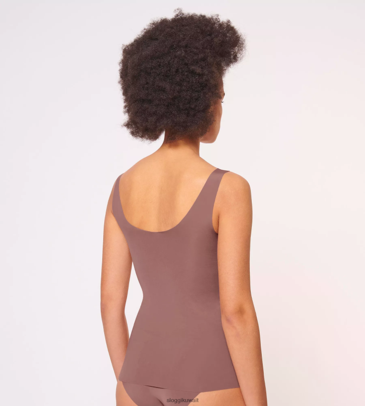 حمالات الصدر | sloggi قميص حمالة صدر بدون ملمس نحيف الكاكاو Z6Z2B572