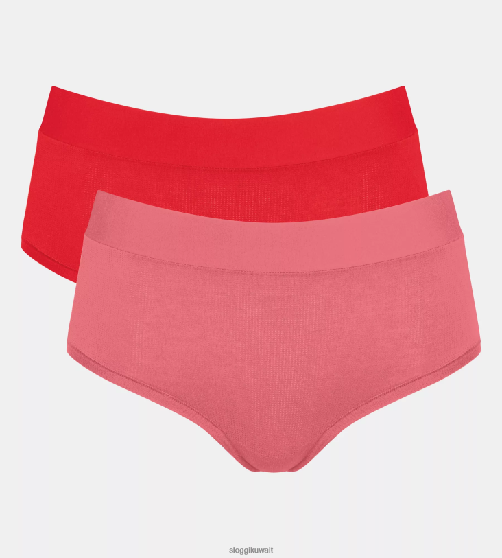 كلسون | sloggi ارتدي كلسون ماكسي في كل مكان نحيف الأحمر - مزيج الضوء Z6Z2B593