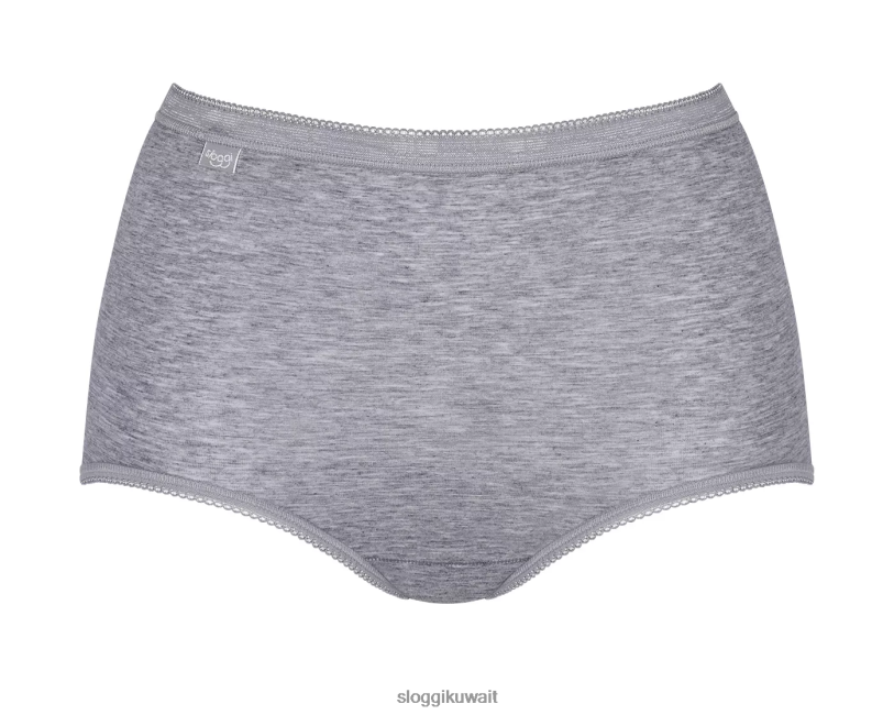 كلسون | sloggi الأساسية + كلسون ميدي نحيف مزيج رمادي Z6Z2B598