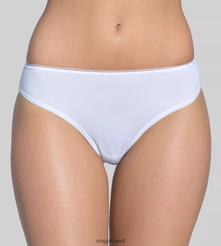 كلسون | sloggi يشعر كلسون تاي المثيرة نحيف أبيض Z6Z2B614