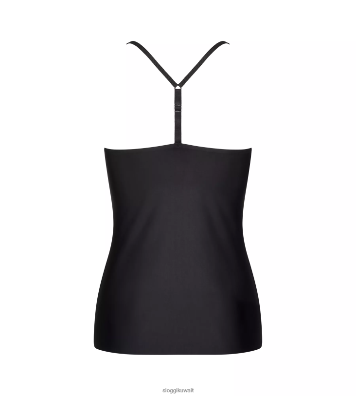 ملابس مريحة | sloggi قمة رقيقة مع الأشرطة السباغيتي نحيف أسود Z6Z2B660