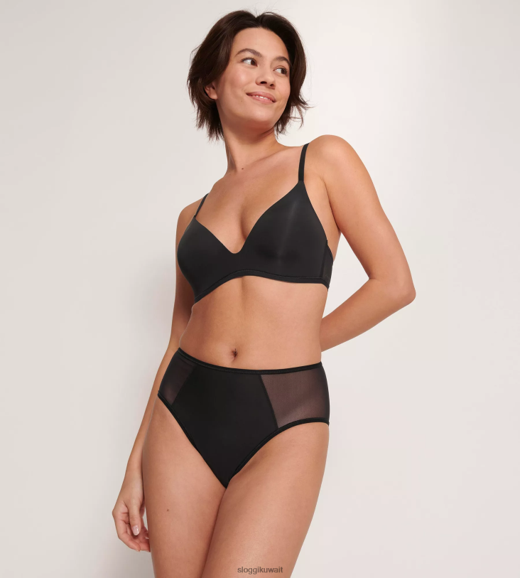 حمالات الصدر | sloggi حمالة صدر قابلة للتكيف وناعمة نحيف أسود Z6Z2B71