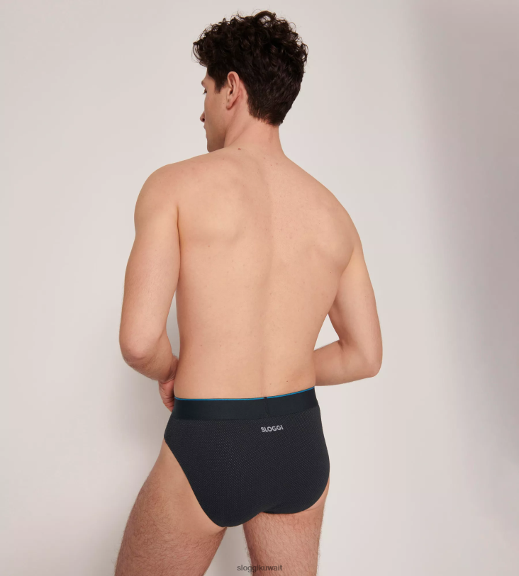 ثياب داخلية sloggi ملخصات ميدي متجدد الهواء من أي وقت مضى رجال مزيج أسود Z6Z2B729