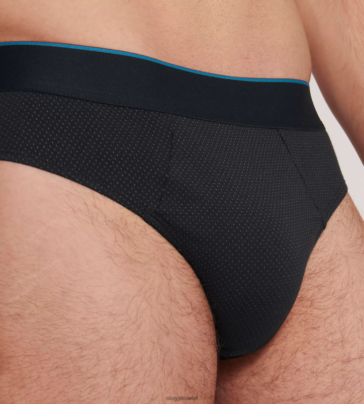 ثياب داخلية sloggi ملخصات ميدي متجدد الهواء من أي وقت مضى رجال مزيج أسود Z6Z2B729