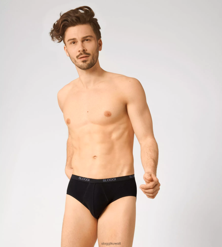 ثياب داخلية sloggi ملخصات ميدي الأساسية رجال أسود Z6Z2B731