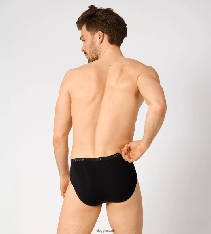 ثياب داخلية sloggi ملخصات ميدي الأساسية رجال أسود Z6Z2B731