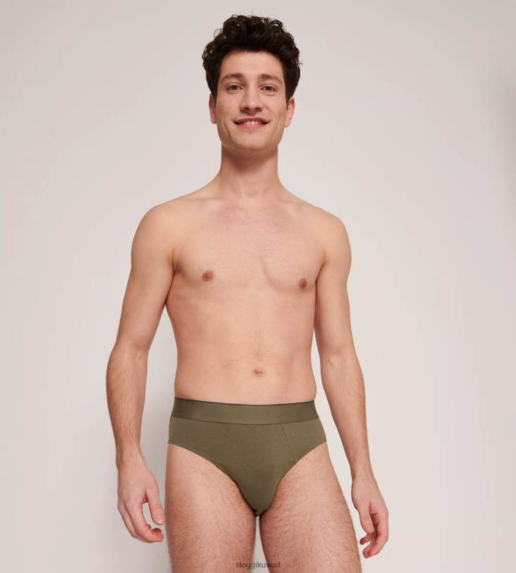 ثياب داخلية sloggi ملخصات ميدي متجدد الهواء من أي وقت مضى رجال مزيج رمادي Z6Z2B737