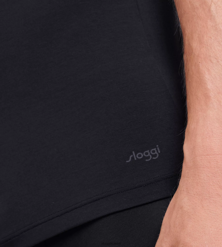 ملابس مريحة | sloggi أعلى خزان لينة من أي وقت مضى رجال أسود Z6Z2B738