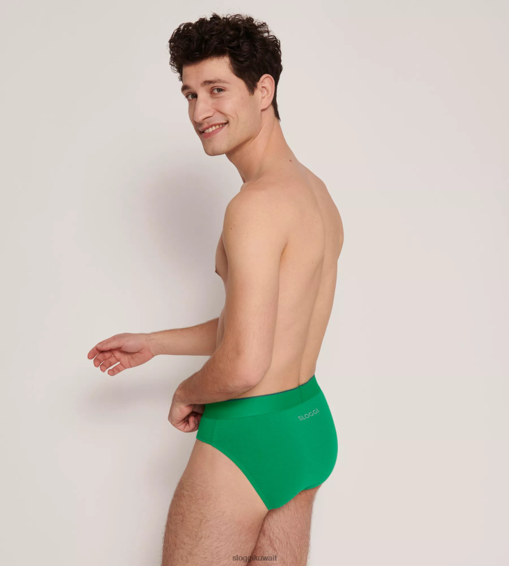 ثياب داخلية sloggi ملخصات ميدي متجدد الهواء من أي وقت مضى رجال مزيج الضوء الأخضر Z6Z2B764