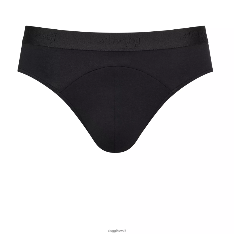 ثياب داخلية sloggi ملخصات ميدي الناعمة من أي وقت مضى رجال أسود Z6Z2B766