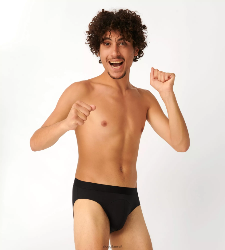 ثياب داخلية sloggi ملخصات ميدي الناعمة من أي وقت مضى رجال أسود Z6Z2B766