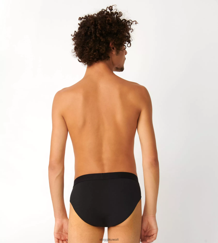 ثياب داخلية sloggi ملخصات ميدي الناعمة من أي وقت مضى رجال أسود Z6Z2B766