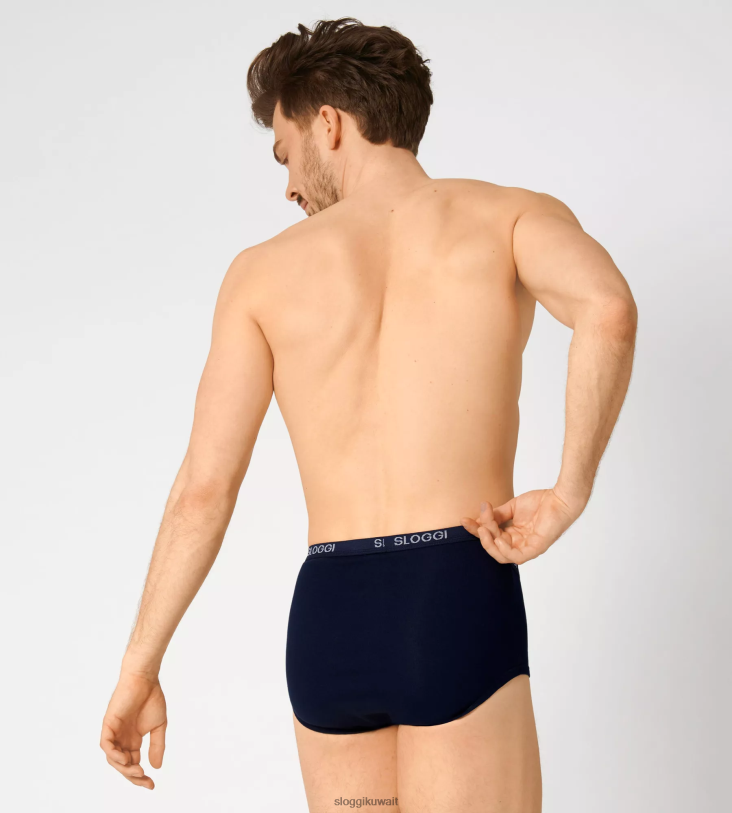 ثياب داخلية sloggi ملخصات ماكسي الأساسية رجال الأزرق الليلي Z6Z2B809