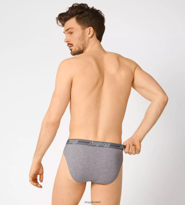 ثياب داخلية sloggi بدء ملخصات صغيرة رجال مزيج رمادي Z6Z2B814