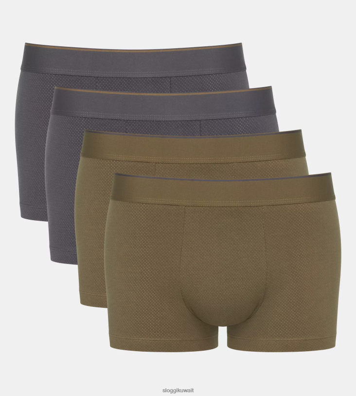 ثياب داخلية sloggi ملخصات محب متجدد الهواء من أي وقت مضى رجال مزيج رمادي Z6Z2B839