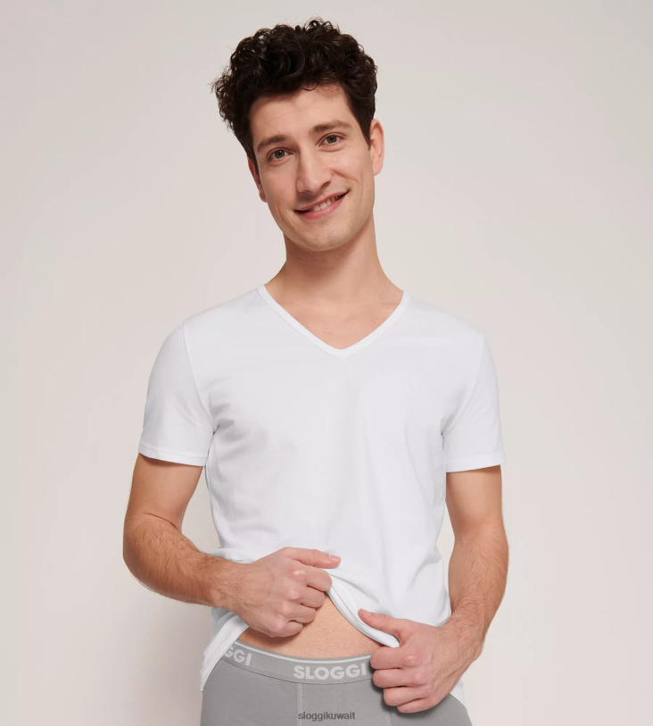 ملابس مريحة | sloggi اذهب قميص دبابة أعلى رجال أبيض Z6Z2B868