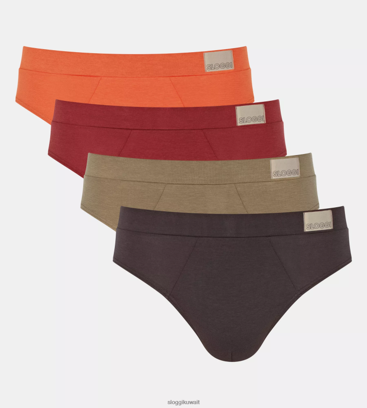 ثياب داخلية sloggi اذهب إلى ملخصات ميدي الطبيعية رجال بني - مزيج غامق Z6Z2B875