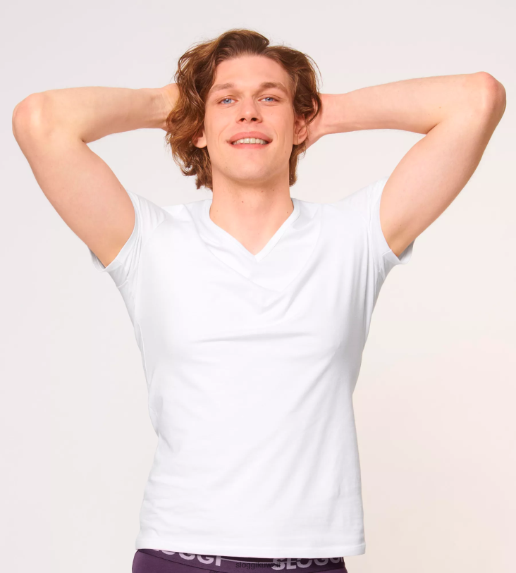 ملابس مريحة | sloggi اذهب قميص دبابة أعلى رجال أبيض Z6Z2B880