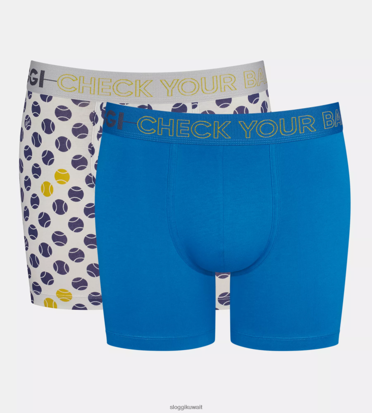 ثياب داخلية sloggi اذهب إلى السراويل القصيرة رجال الأبيض - مزيج الظلام Z6Z2B882