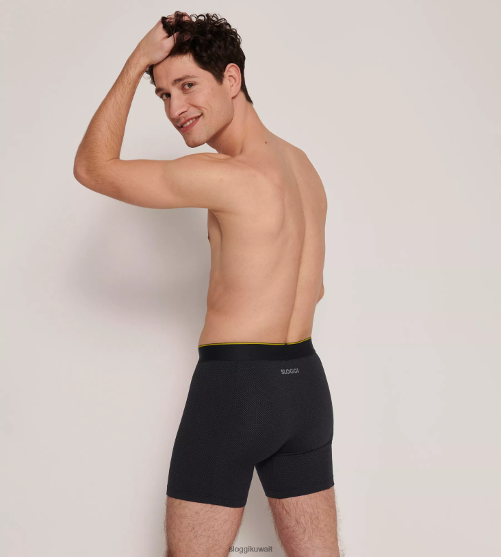 ثياب داخلية sloggi السراويل متجدد الهواء من أي وقت مضى رجال أسود Z6Z2B898