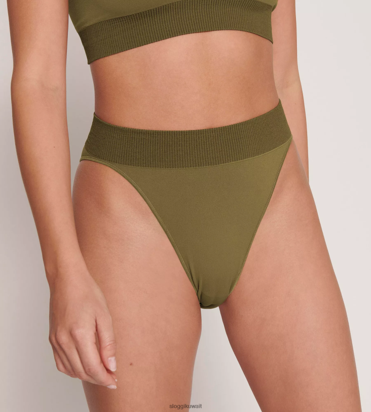 كلسون | sloggi من أي وقت مضى غرست cbd كلسون Highleg نحيف زيتون مارتيني Z6Z2B471